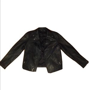 Coach Leather Motto Jacket